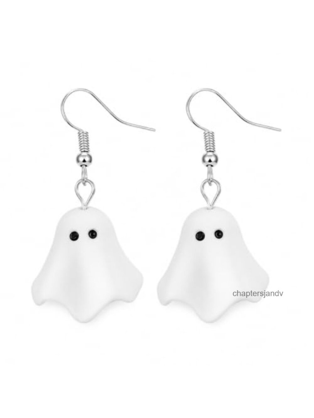 Ghost Dangle Earrings Hypoallergenic Nickel Free Halloween Jewelry for Women